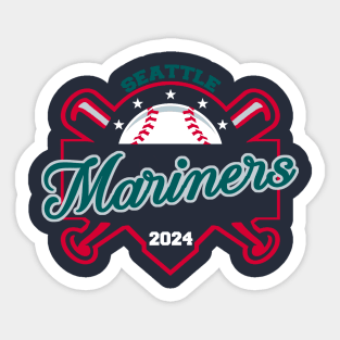 Mariners Baseball Sticker